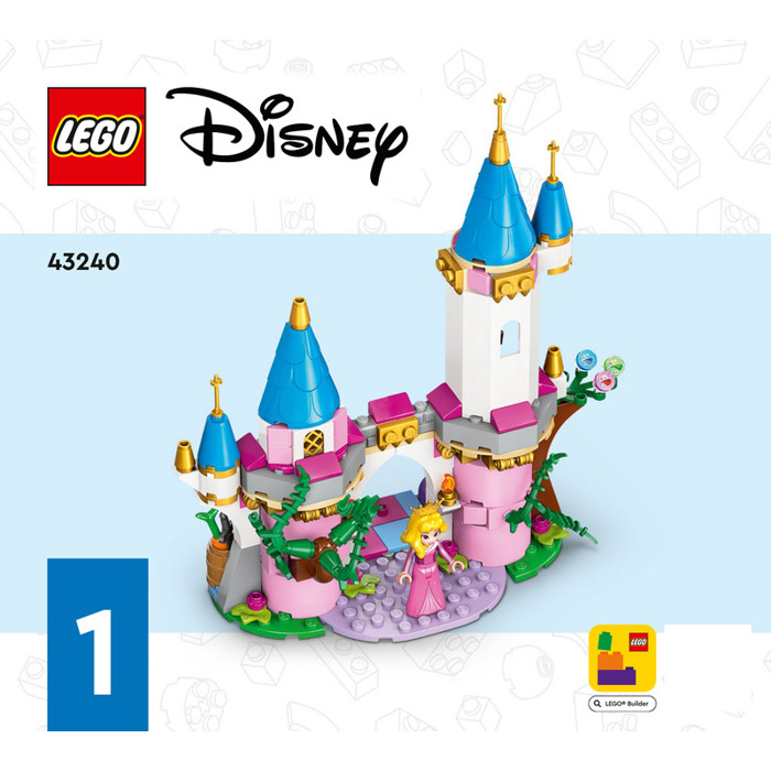 LEGO Maleficent's Dragon Form and Aurora's Castle Set 43240 ...