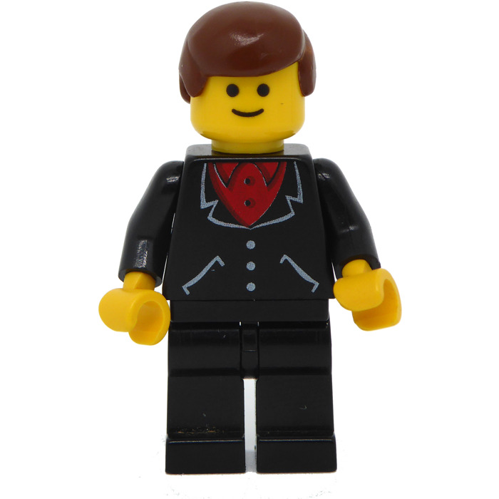 Black Suit with Red Minifigure | Brick Owl - LEGO Marketplace