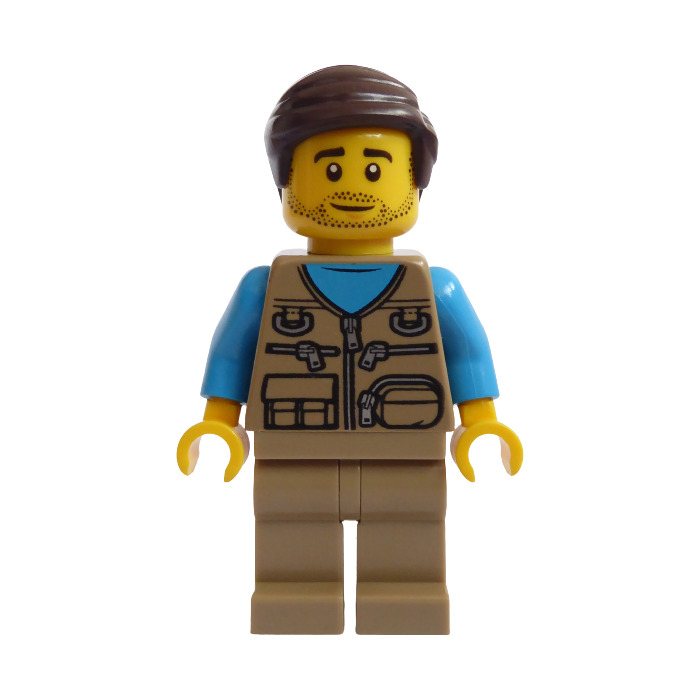 new LEGO Minifig Body Wear Dark Tan Baby Carrier 