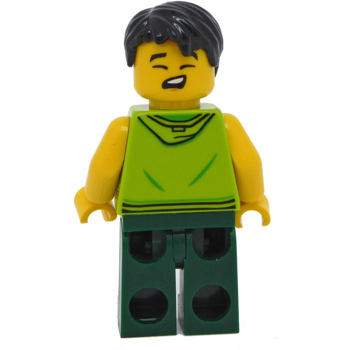 LEGO Man in Lime Shirt Minifigure | Brick Owl - LEGO Marketplace