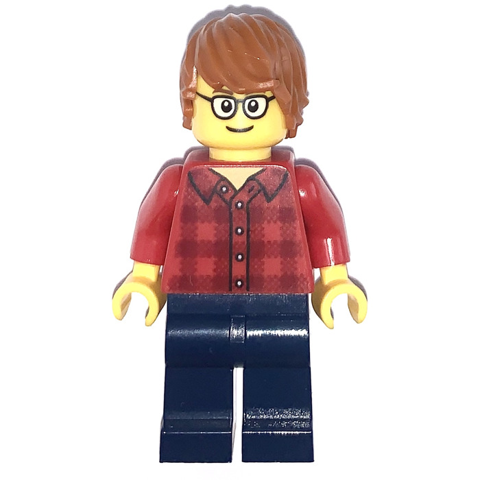 LEGO 2 x Figur Minifigur Mann Plaid Button Shirt twn081 aus Set 10196 
