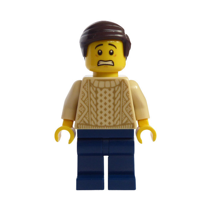 Torso Knit Sweater Tan NEUF NEW 1 x LEGO 76382 Minifigure Torse Pull Tricot 