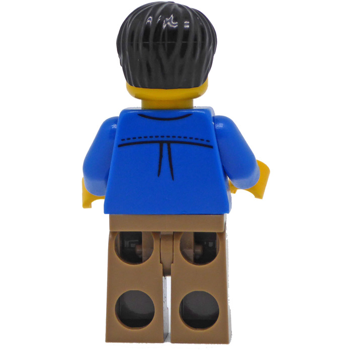 LEGO Man with blue jacket Minifigure | Brick Owl - LEGO Marketplace