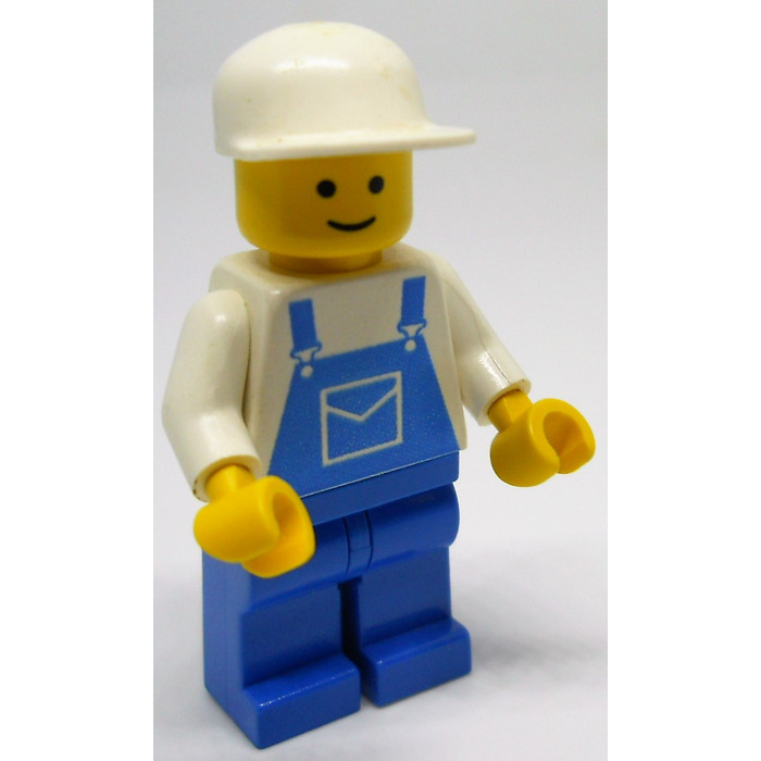 LEGO City Minifigure TORSO Blue Construction Worker with Bulldozer Pocket T65 