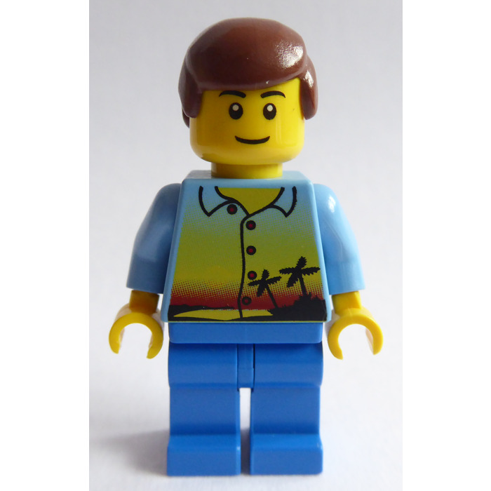 LEGO Man with Hawaiian Minifigure | Owl - LEGO Marketplace