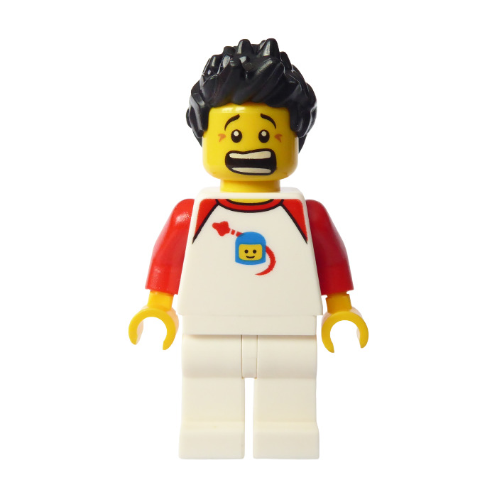 LEGO Man with Space Head TShirt Minifigure | Brick Owl - LEGO Marketplace