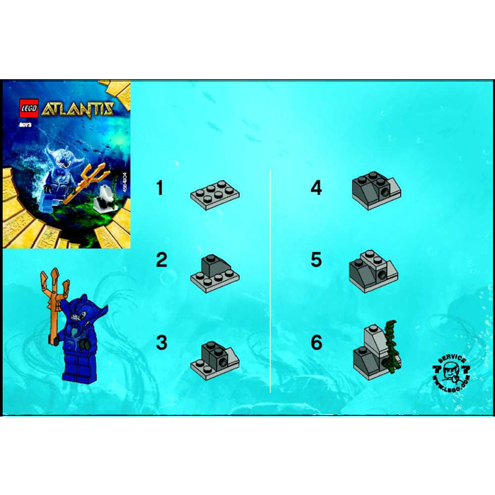 hævn Pogo stick spring nyheder LEGO Manta Warrior Set 8073 Instructions | Brick Owl - LEGO Marketplace