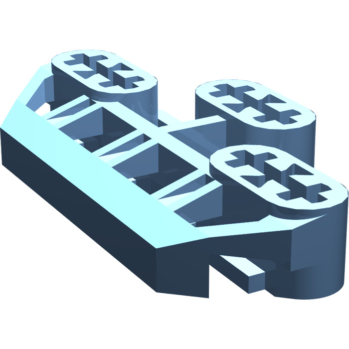 Choose Color x2 LEGO Technic Connector Block 3x6 6 Axle Holes & Groove #32307