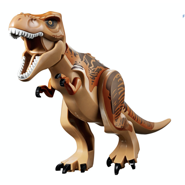 Lego T-Rex Dinosaur Medium Dark Flesh Dino Dark Orange Brown black