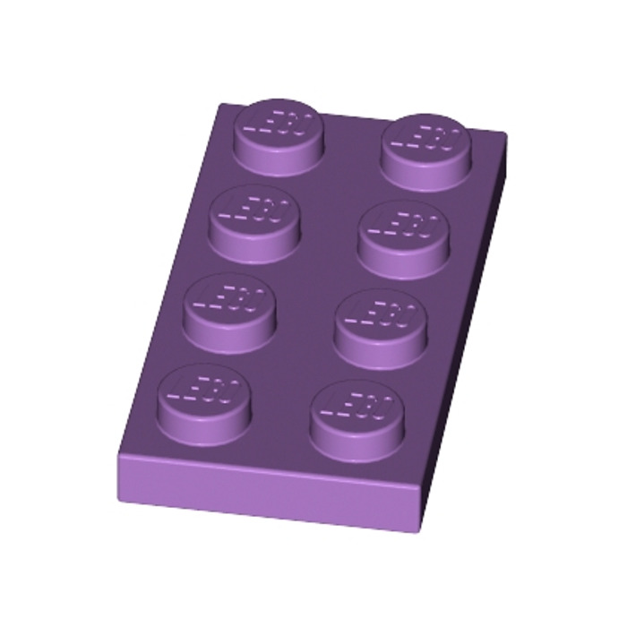 Plate 2x4 violet lavande 4 x LEGO 3020 Plaque medium lavender NEUF NEW 