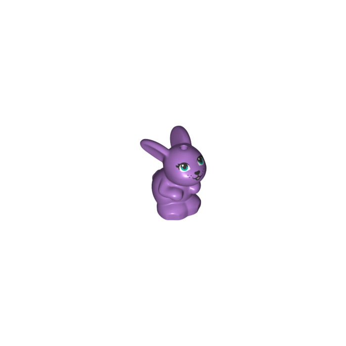 LEGO Rabbit (Sitting) with Turquoise Eyes (72584 / 77305) | Brick Owl ...