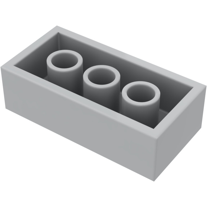 LEGO Medium Stone Gray Brick 2 x 4 (3001 / 72841)