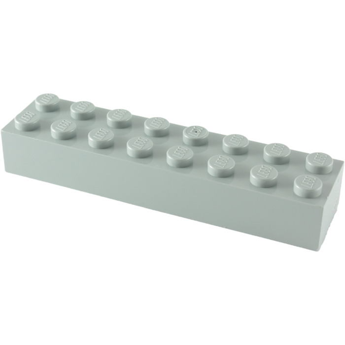 LEGO 10 X Base Pierre 2x8 Rouge Red Basic brick 3007 300721