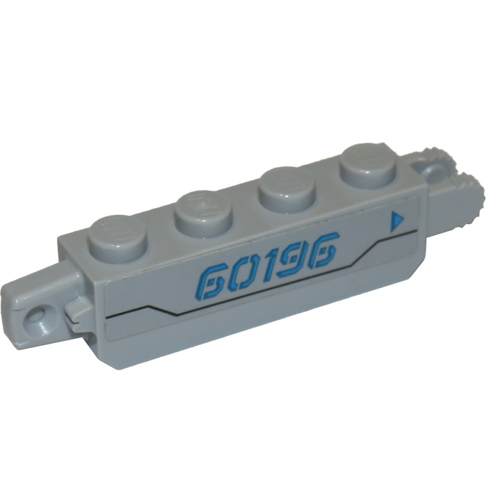 LEGO Hinge Brick 1 x 4 with Fingers with '60196' (Model Left) Sticker ...