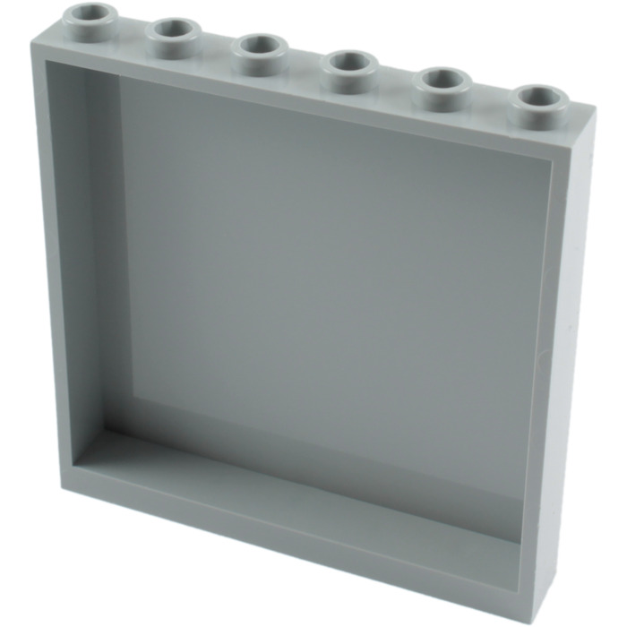 NEW Lego 18x Genuine Technic Medium Stone Grey Studless Frames Boxes Panels #2