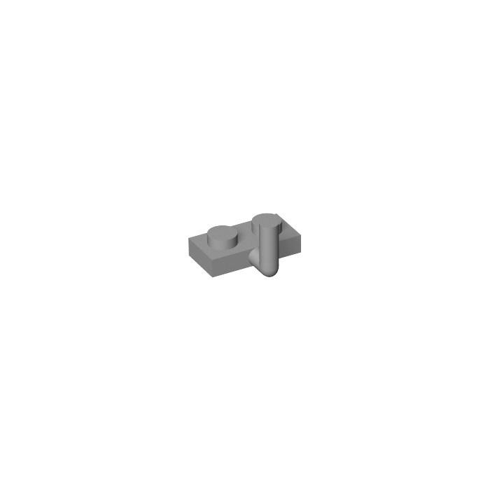 10x 4611702 Brick 88072 LEGO NEW 1x2 Light Bluish Grey Plate with Hook 