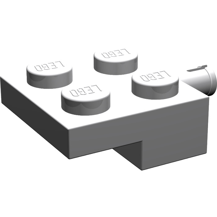 4 x LEGO® 10313/4488 Systemstein,Achsen in 2x2 neuhellgrau Neuware. 