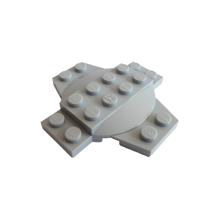 stakåndet Hårdhed varme LEGO Medium Stone Gray Plate 6 x 6 x 0.667 Cross with Dome (30303) | Brick  Owl - LEGO Marketplace