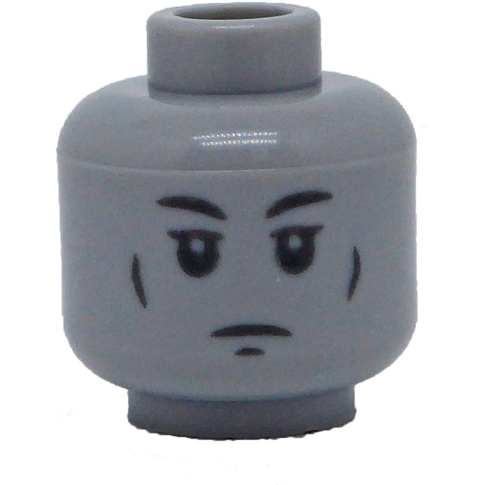 LEGO Medium Stone Gray Rivendell Statue Minifigure Head (3626