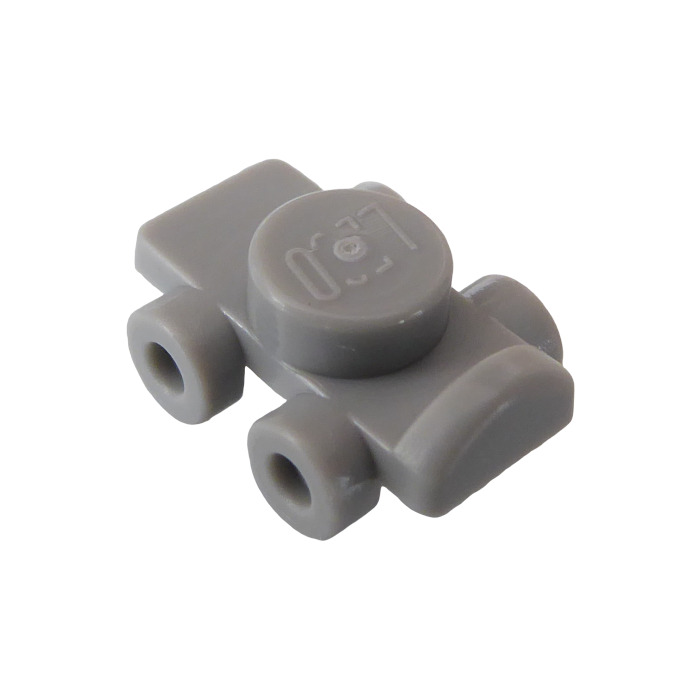 Grey 2 X LEGO 18747 Minifigure Pad To Castors Footgear Roll Skate New 