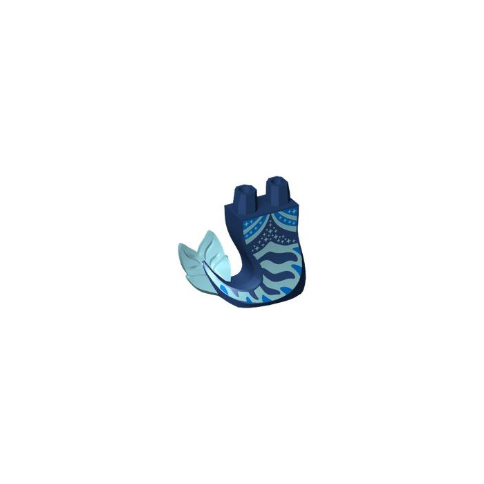 LEGO Mermaid Tail with Medium Azure tail (76125 / 104490) | Brick Owl ...