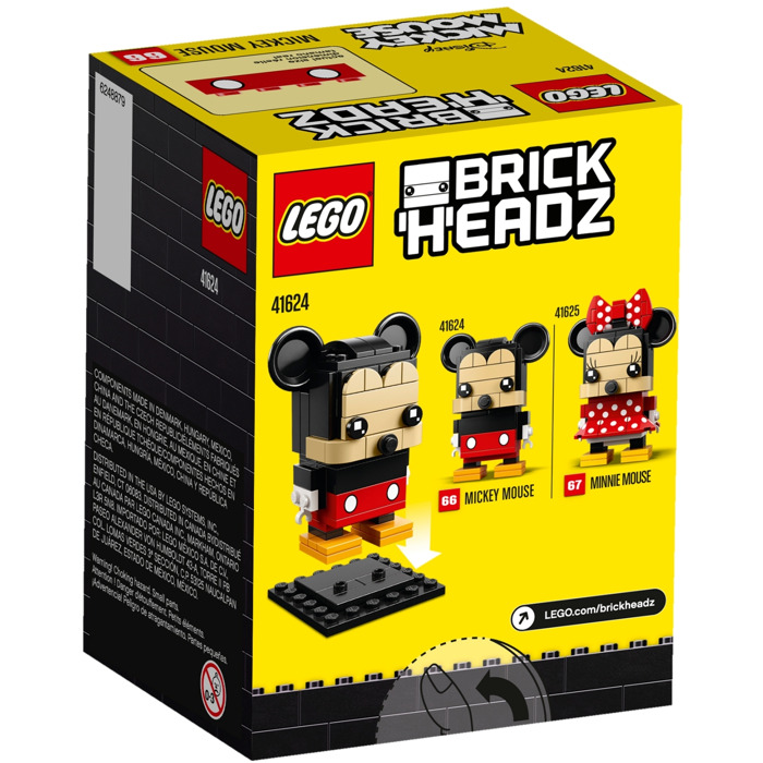 LEGO 41624 Mickey Mouse Brickheadz *RARE* OVP Mint In Sealed Box 