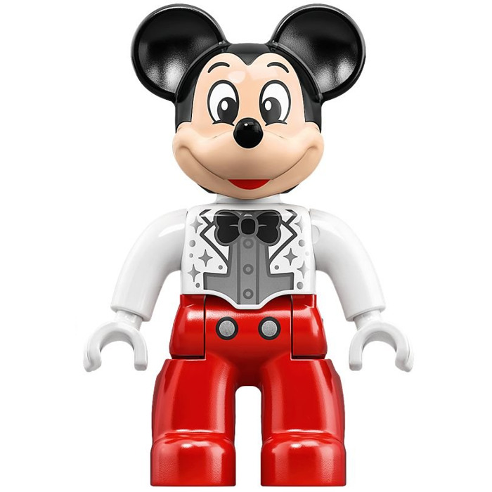 mikimike様 LEGO Mickey Mouse with White Jacket Duplo Figure | Brick Owl