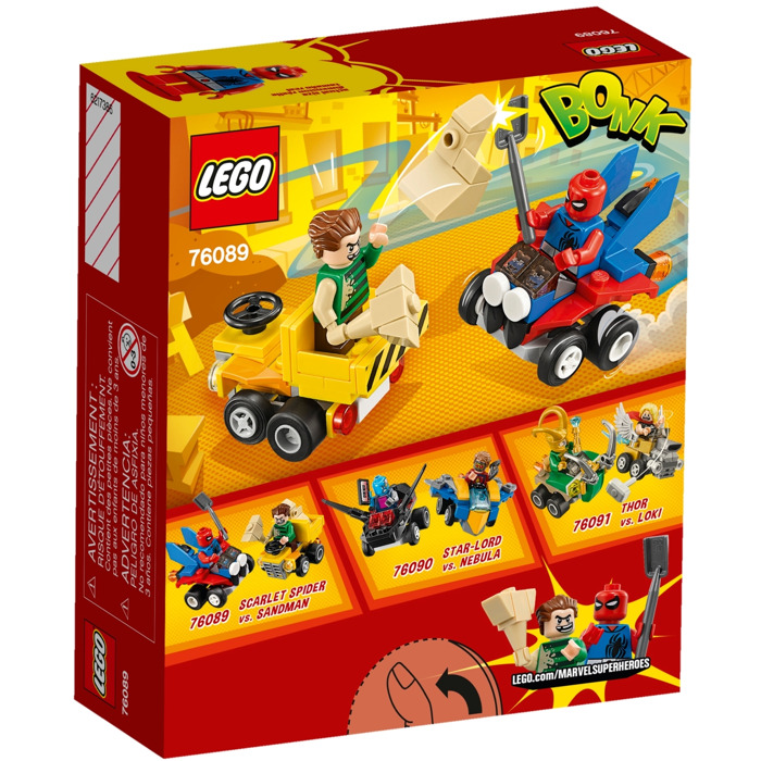 LEGO Mighty Micros: Scarlet Spider vs. Sandman Set 76089 | Brick 