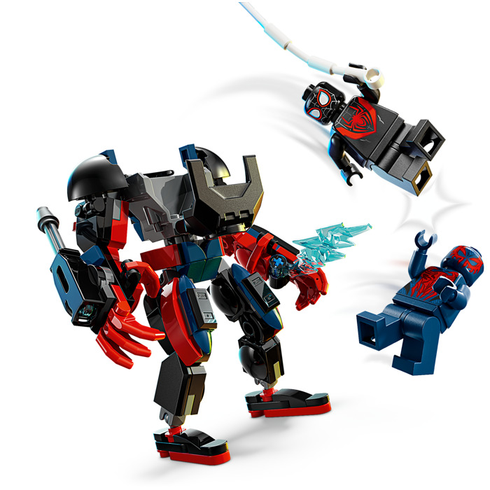 LEGO Miles Morales Mech vs. Spider-Man 2099 Set 76337 | Brick Owl