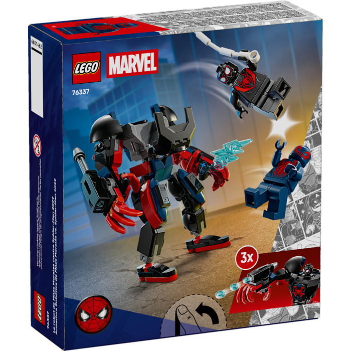 LEGO Miles Morales Mech vs. Spider-Man 2099 Set 76337 | Brick Owl