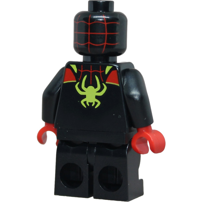 LEGO Miles “Spin” Morales with Lime Logo Minifigure | Brick Owl