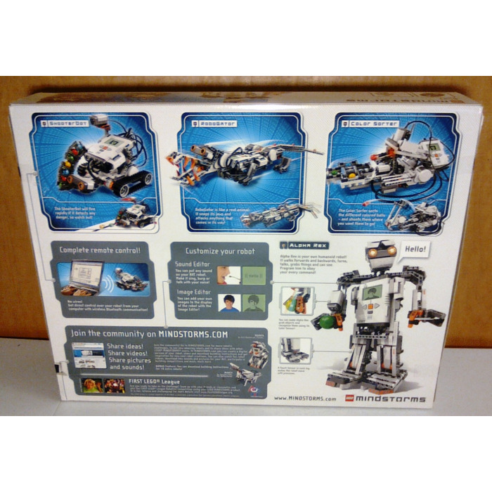 Tilfældig Svig skrive LEGO Mindstorms NXT 2.0 Set 8547 Packaging | Brick Owl - LEGO Marketplace
