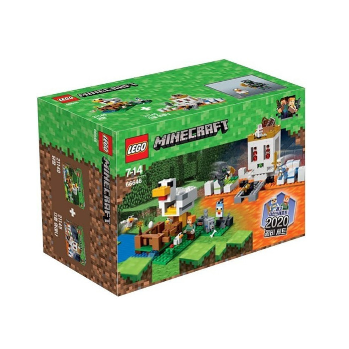 Lego Minecraft Bundle 2 En 1 66646 Packaging 