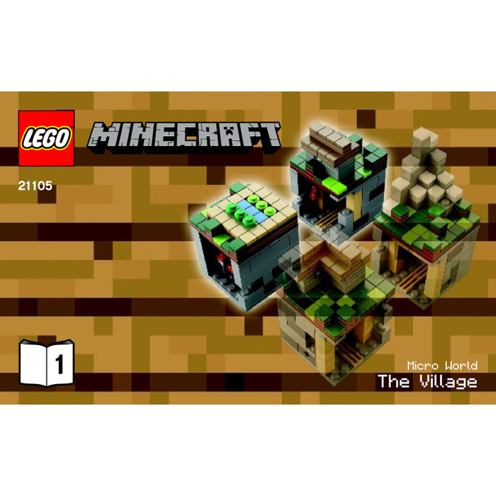 vandfald jeans episode LEGO Minecraft Micro World: The Village Set 21105 Instructions | Brick Owl  - LEGO Marketplace