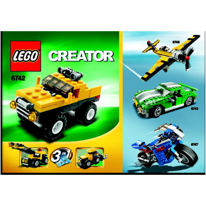 rutine Fortæl mig smag LEGO Mini Off-Roader Set 6742 Instructions | Brick Owl - LEGO Marketplace