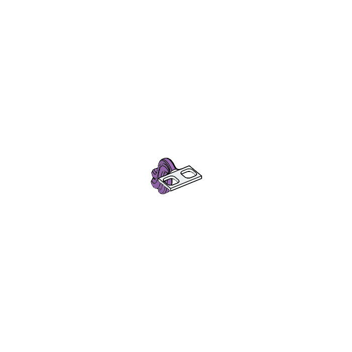 LEGO Minifigure Tail with Medium Lavender Tail (18832 / 19006) | Brick ...