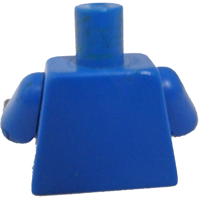 LEGO Minifigure Torso with Orange Bib Overalls with Pocket and Black ...