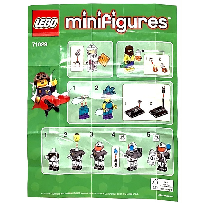 LEGO Minifigures Series 21 Random Bag Set 71029-0 Instructions Set ...