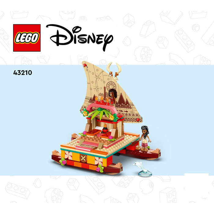 LEGO Moana's Wayfinding Boat Set 43210 Instructions Brick Owl