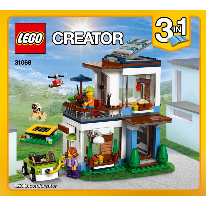 Lego Modular Modern Home Set 31068 Instructions 