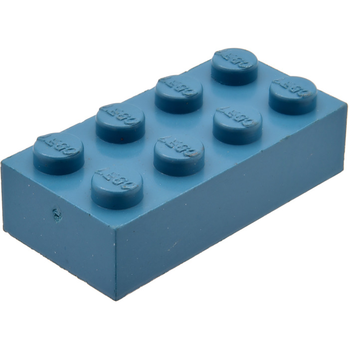 Bil trojansk hest Stjerne LEGO Modulex Teal Blue Modulex Brick 2 x 4 with LEGO on Studs | Brick Owl -  LEGO Marketplace