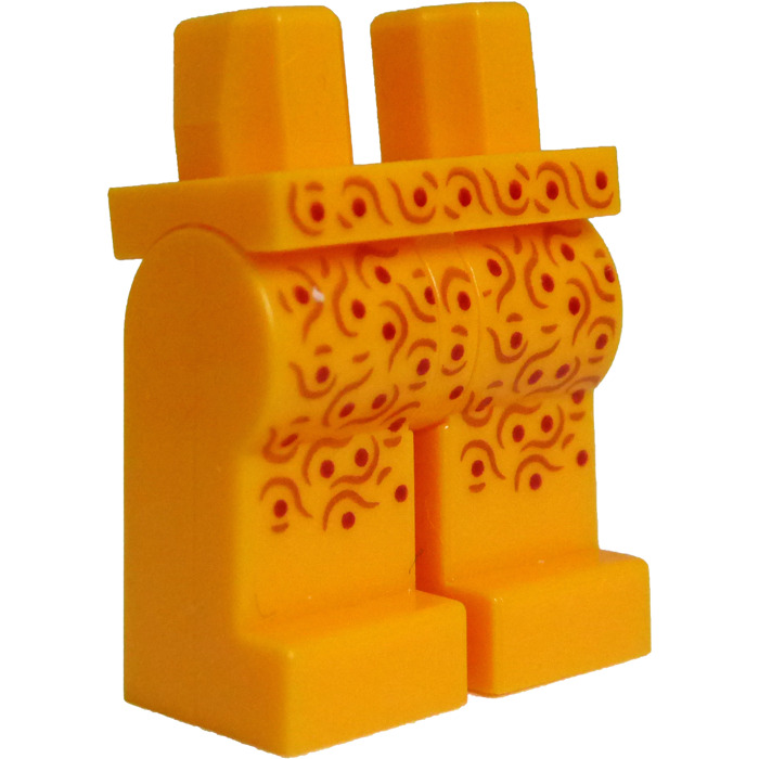 LEGO Molly Weasley with Bright Light Orange Outfit Minifigure Hips and ...