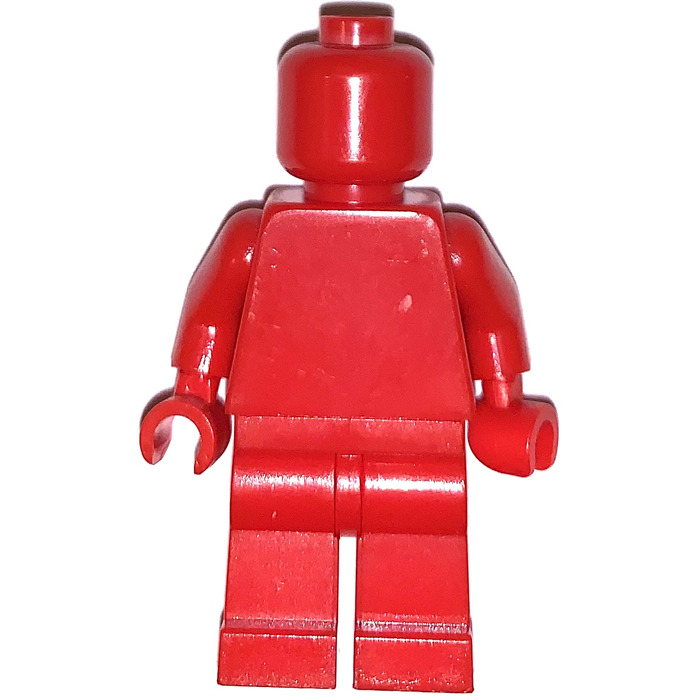 Lego Plain Red Monochrome Minifigure 