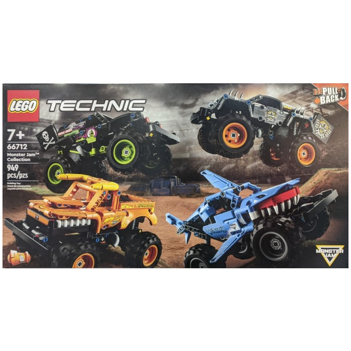 LEGO Technic Monster Jam Collection 66712 Model, Building Kit, 2-in-1 –