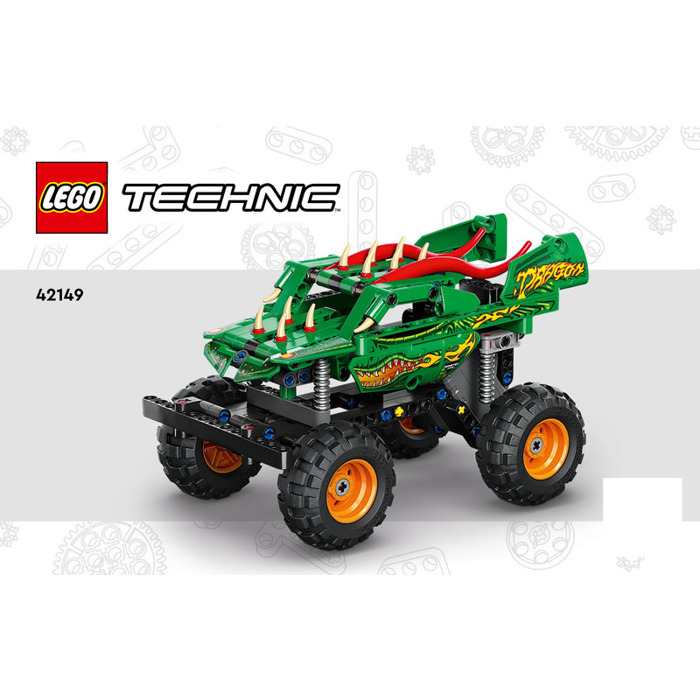 LEGO Monster Jam Dragon Set 42149 Instructions | Brick Owl