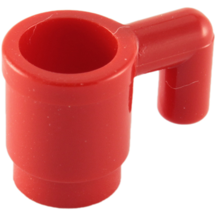 LEGO 8 x Tasse Glas Becher Cup 3899  rot 