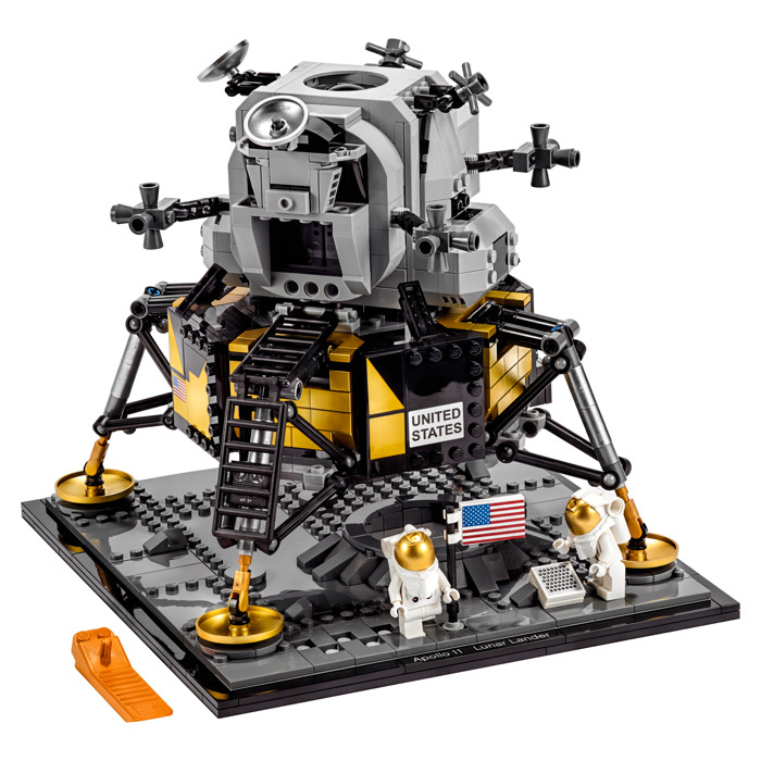 Die Cut Custom Replacement Vinyl Stickers for Lego Set 10029 Lunar Lander 