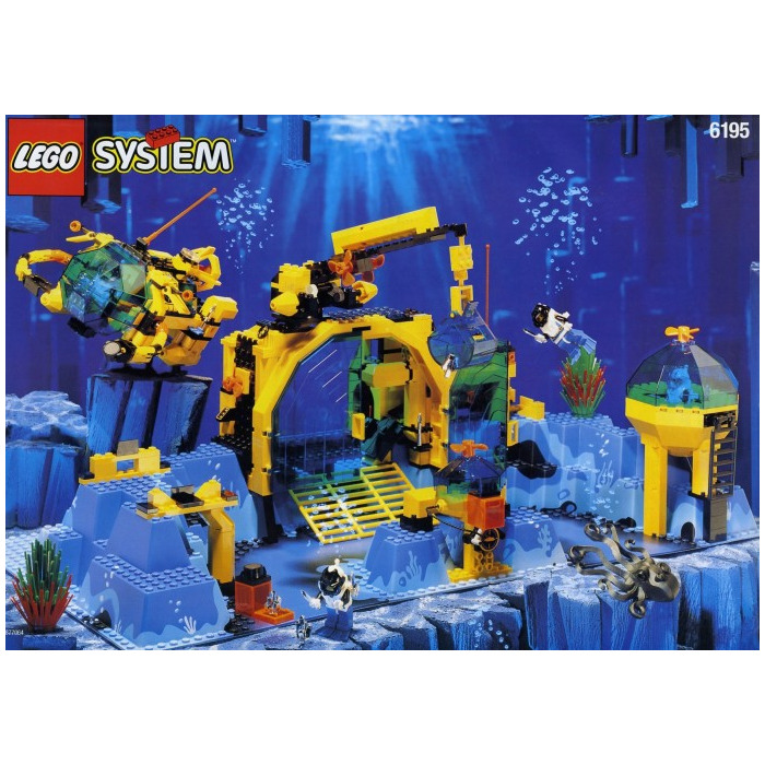 6195 Neptune Discovery LEGO Pelle Godet Aquazone Bucket Crane Grab Jaws 3492