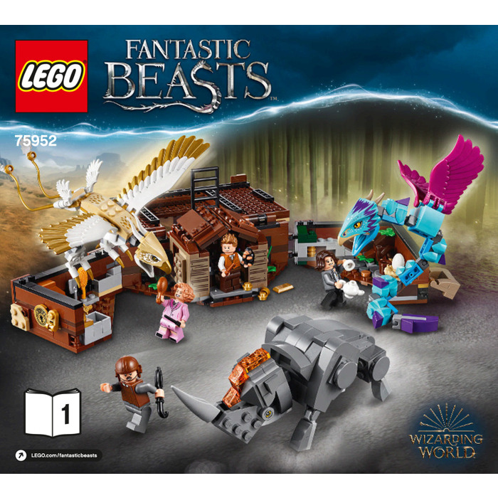 form ved siden af blive imponeret LEGO Newt's Case of Magical Creatures Set 75952 Instructions | Brick Owl -  LEGO Marketplace