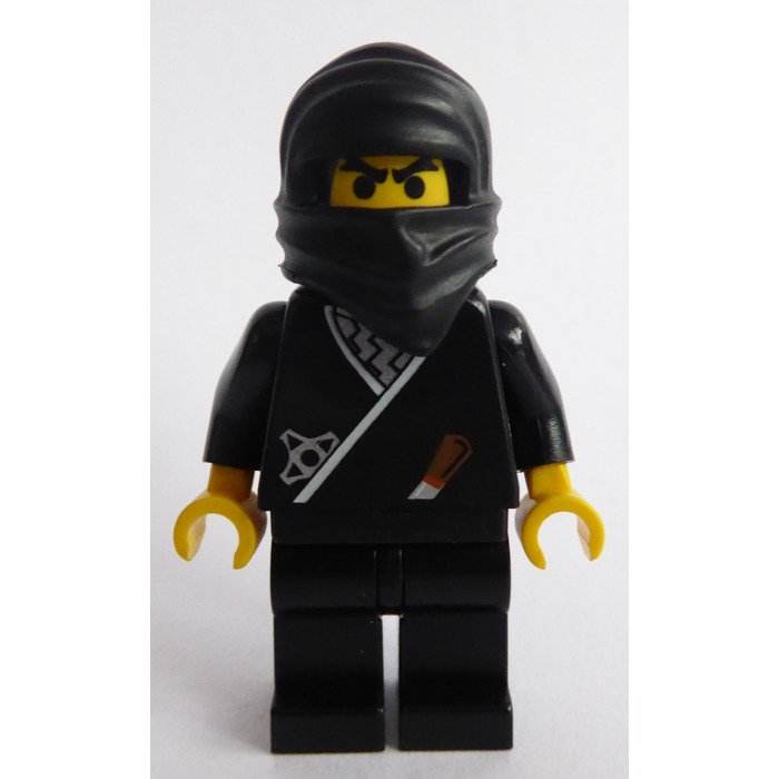 Lego 2x Black Minifig Bandana Ninja NEW 